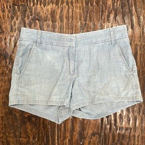 Jcrew 0 Short chambray shorts